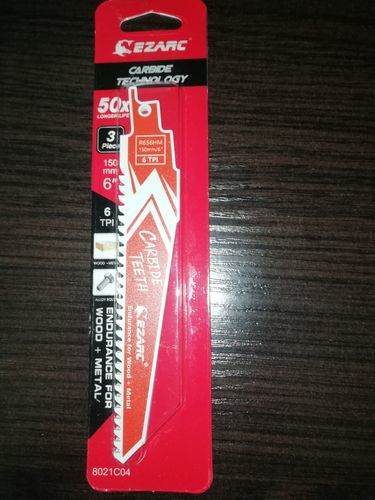 Customer photo review of Hard Wood/Metal Demolition – Carbide, 6/9 in, 6 TPI Reciprocating Saw Blade