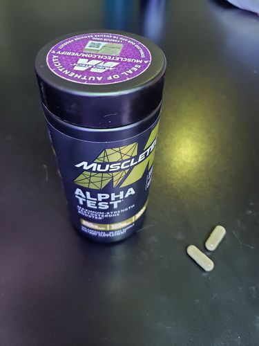 Customer photo review of Muscletech Alpha Test Precursor Natural Testosterona 120 Capsulas