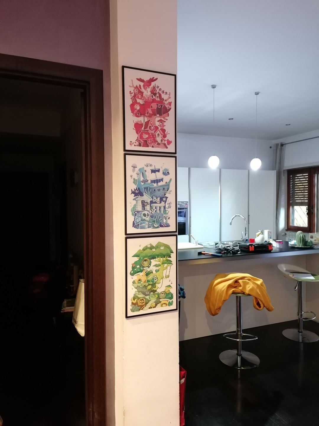 Customer photo review of Green Frogs • Stampa A3