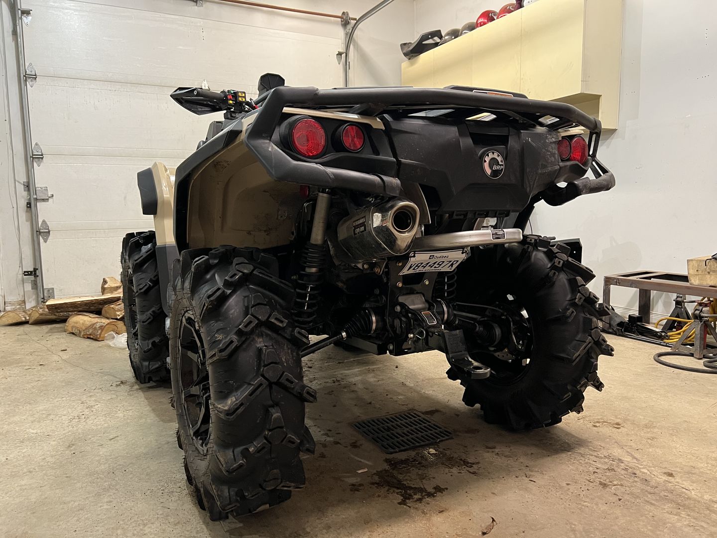 Customer photo review of Can-Am Wheel Spacers - Select Model (Sold in Pairs)