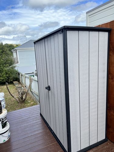 Customer photo review of High Store Plus Shed