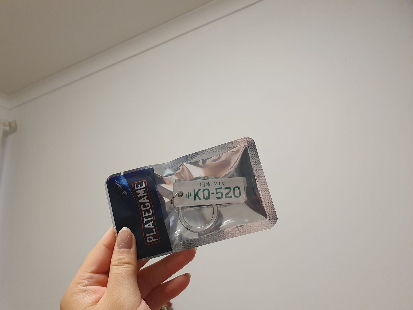Customer photo review of VIC Japanese (JDM) Licence Plate Custom Keychain 🇯🇵