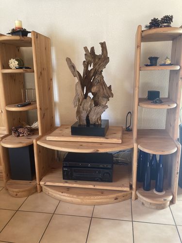 Customer photo review of Treibholz Tischlampe KRYTON Höhe 80 cm