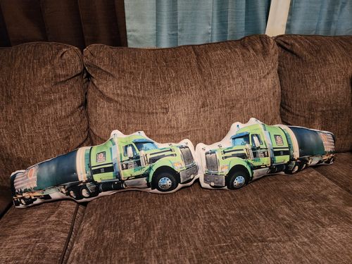 Customer photo review of Create A Custom Car Pillow