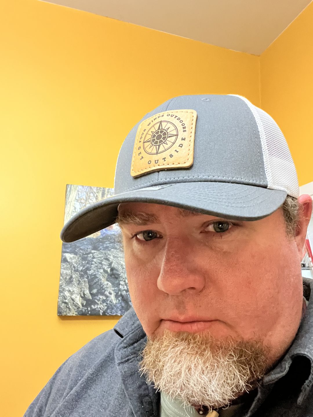 Customer photo review of Richardson 115 Custom Leather Patch Hat