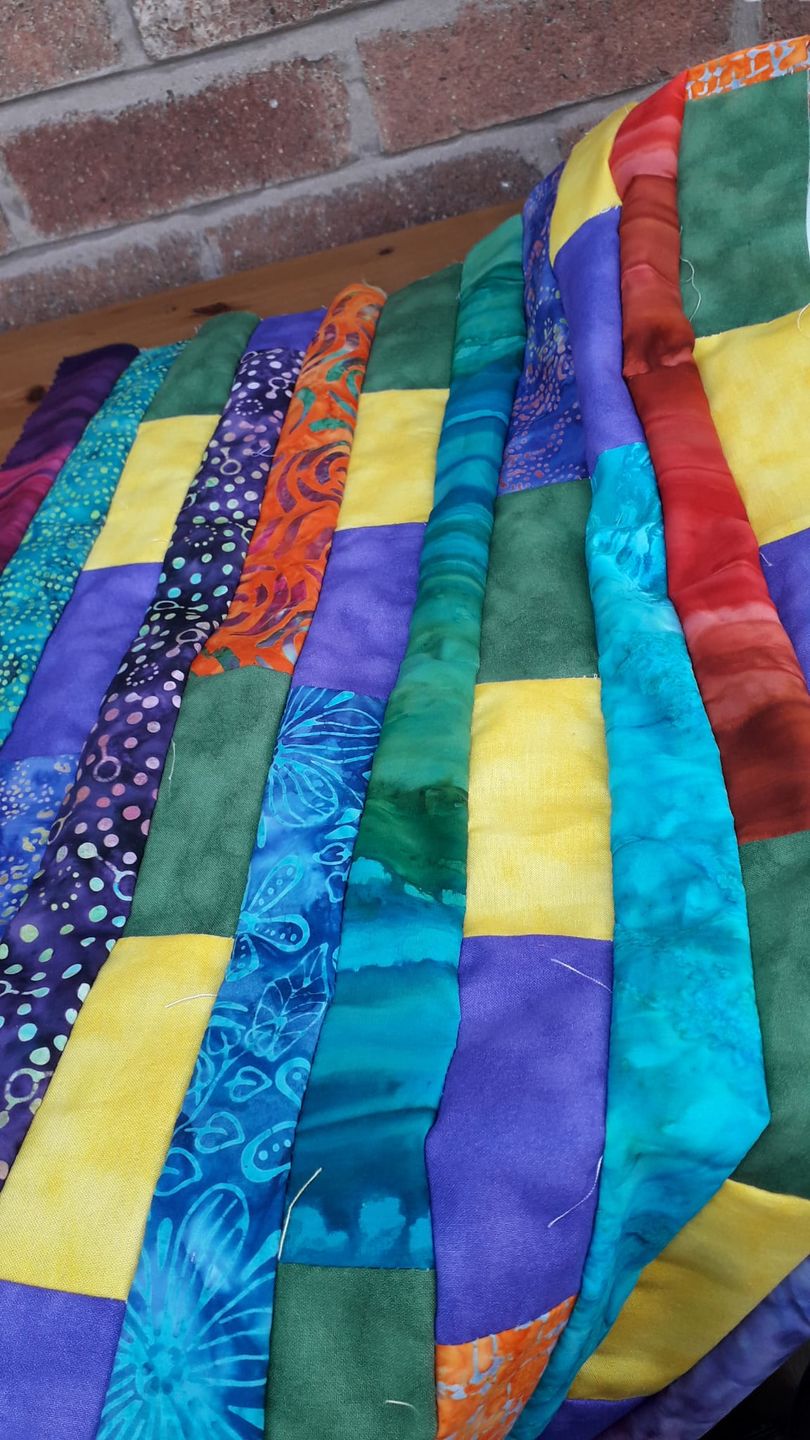 Customer photo review of Marble Craft Cotton Blender Fabric - John Louden