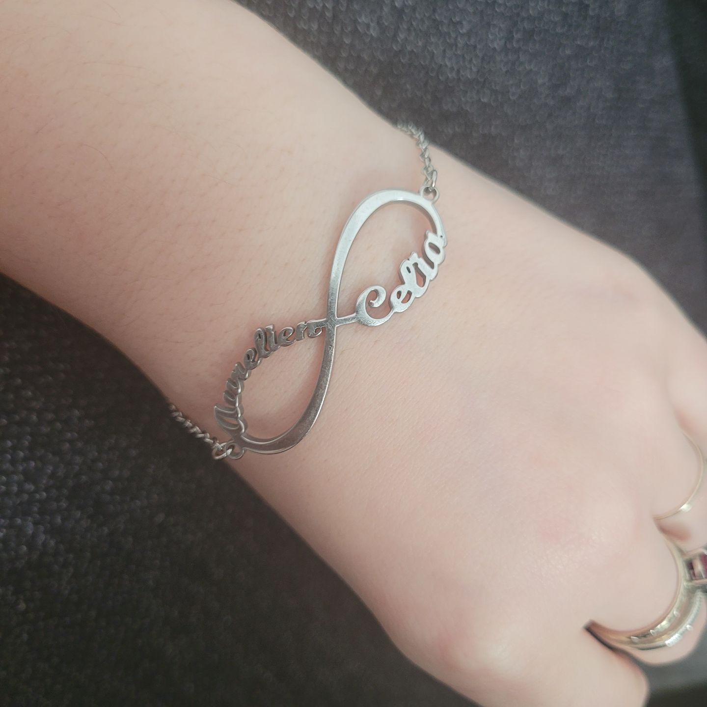 Customer photo review of Bracelet Infinie
