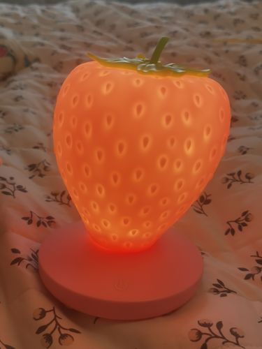 Customer photo review of Kawaii Strawberry Night Light