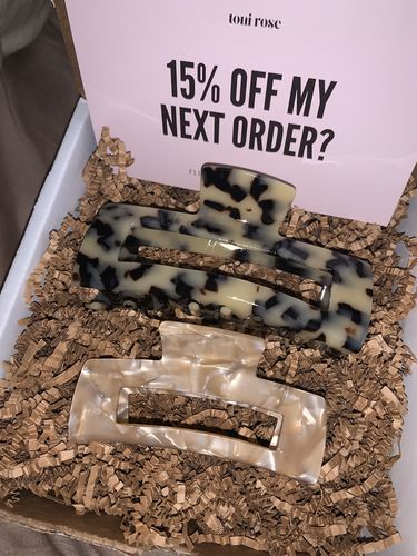 Customer photo review of XL Dreamy Claw Clip