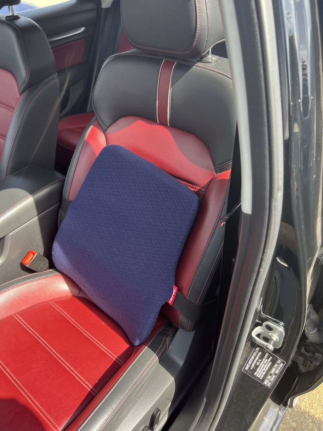 Customer photo review of Ruf- Full back Support Pillow