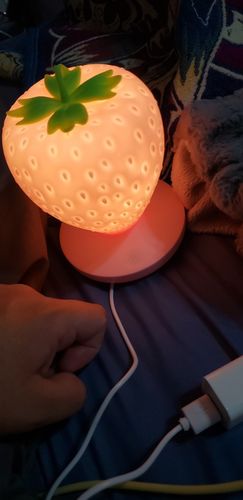 Customer photo review of Kawaii Strawberry Night Light