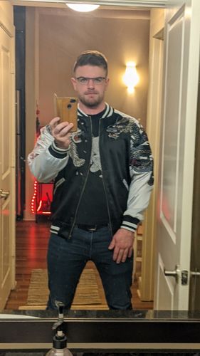 Customer photo review of Four Legendary Creatures Sukajan Souvenir Jacket