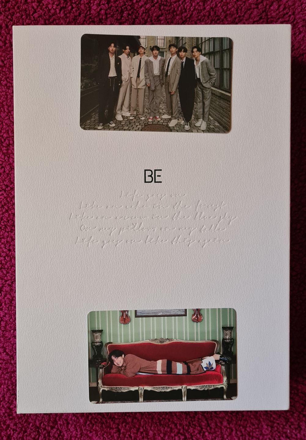 Customer photo review of BTS - SPECIAL ALBUM BE (DELUXE EDITION)