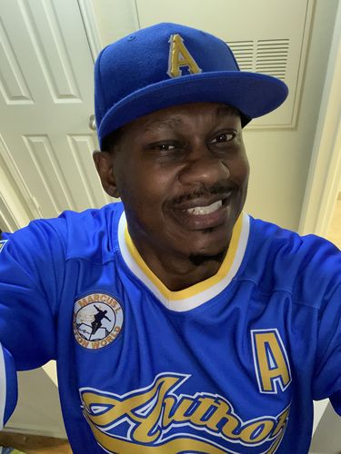 Customer photo review of Custom Royal Gold-White Hockey Jersey
