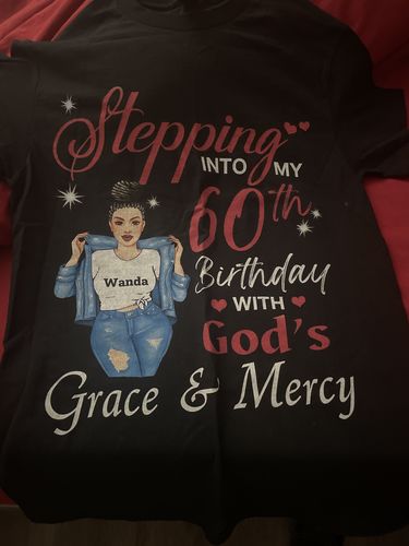 Customer photo review of 60th Birthday With God's Grace & Mercy
