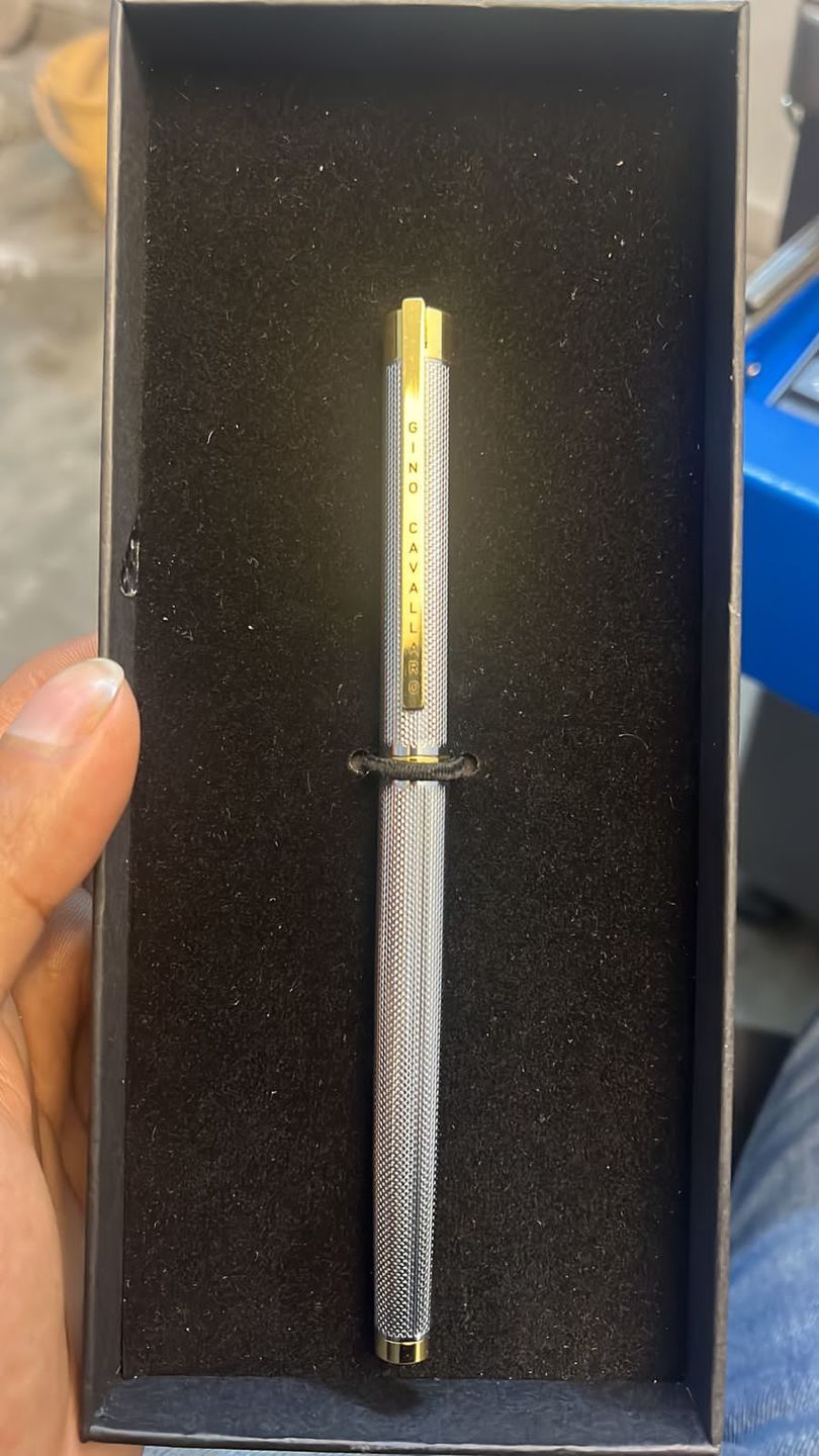 Customer photo review of Personalised Name Pen