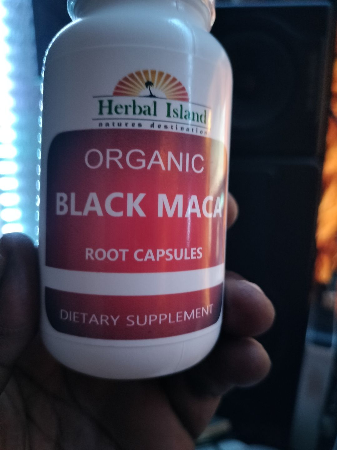 Customer photo review of Black Maca Root Capsules