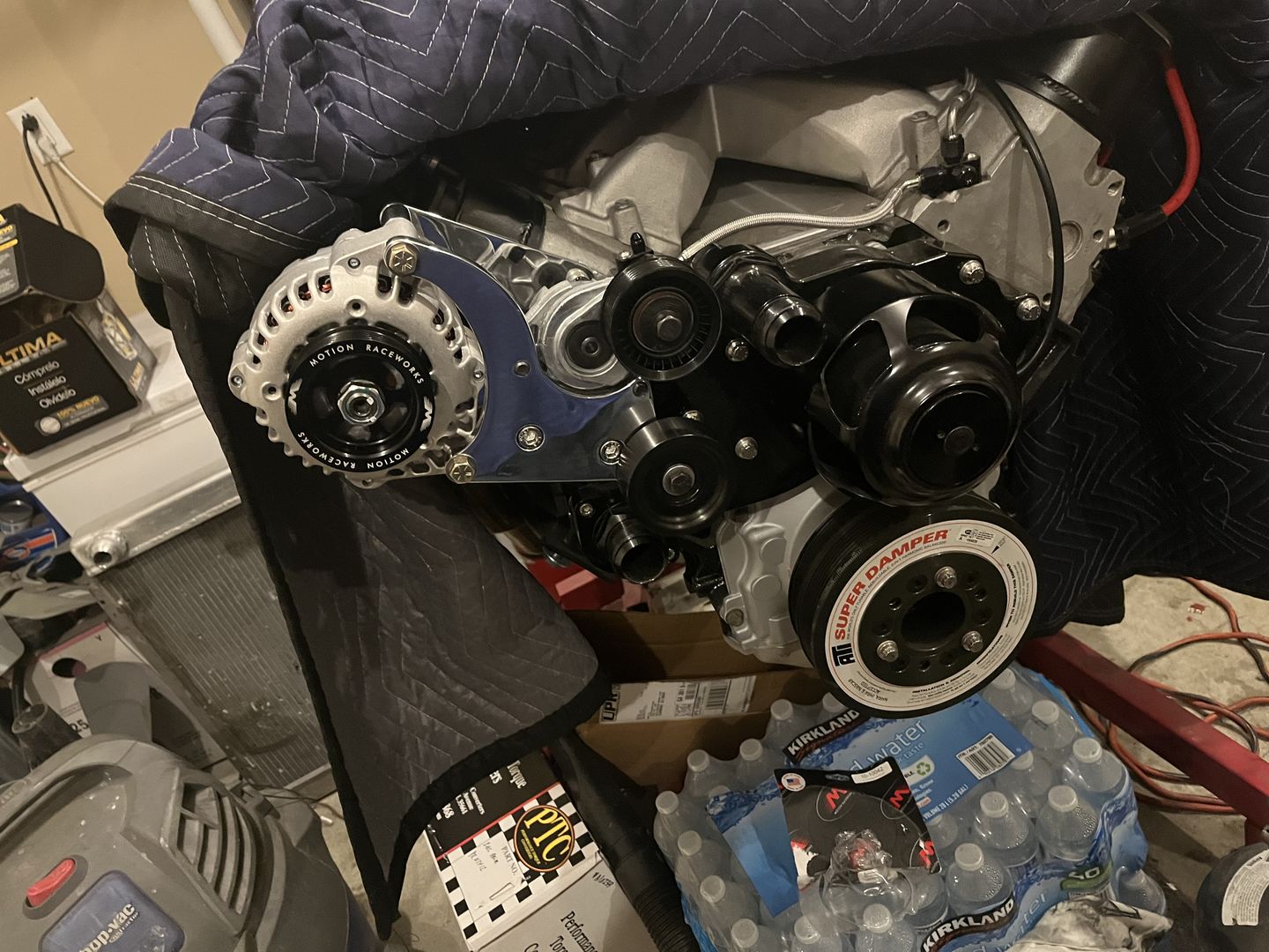 Customer photo review of LS 3" OD Billet Overdrive Alternator Pulley 6 Rib 10-10042