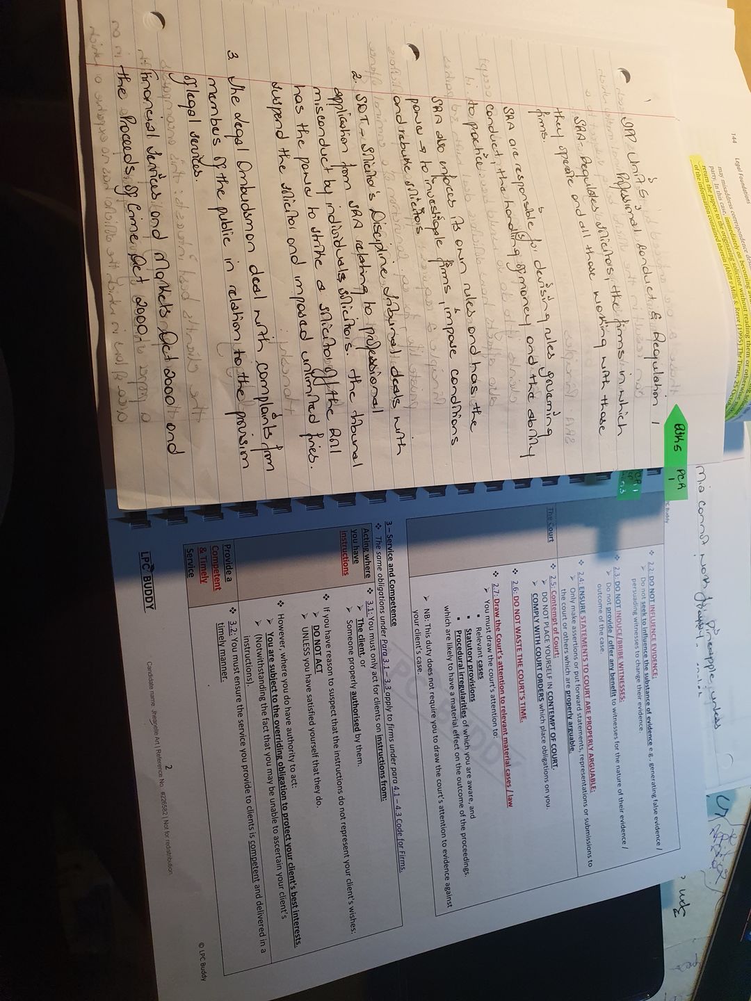 Customer photo review of LPC Buddy™ 2022 / 23 | Complete Core Module Guide | Distinction Level Study Guide for the LPC (Electronic)