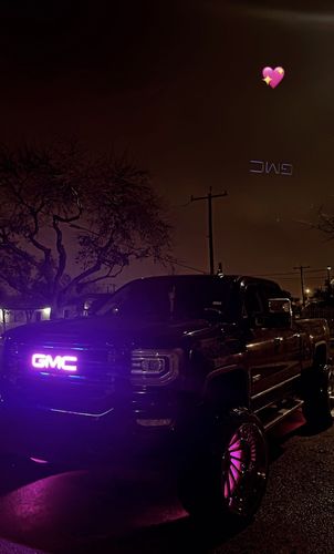 Customer photo review of Illuminated GMC Multicolor LED Emblem (fits 2007-2023)