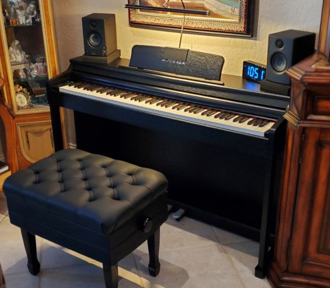 Customer photo review of Donner DDP-100 Piano numérique 88 touches lestées