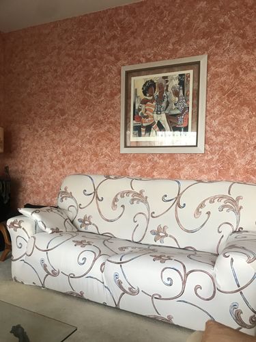 Customer photo review of Divol - 2 pièces - Housses extensibles de coussin 45 CM X 45 CM