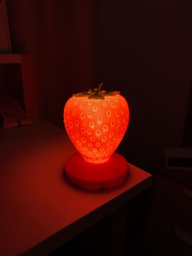 Customer photo review of Kawaii Strawberry Night Light