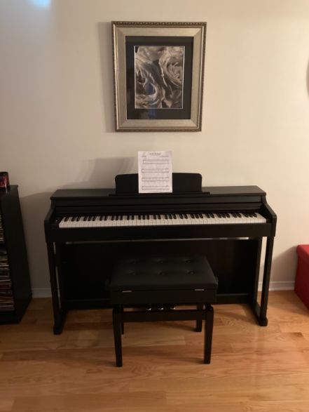 Customer photo review of Donner DDP-100 Piano numérique 88 touches lestées