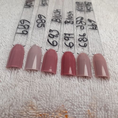 Customer photo review of Gel Gama Blush 6 pzas MUSSA