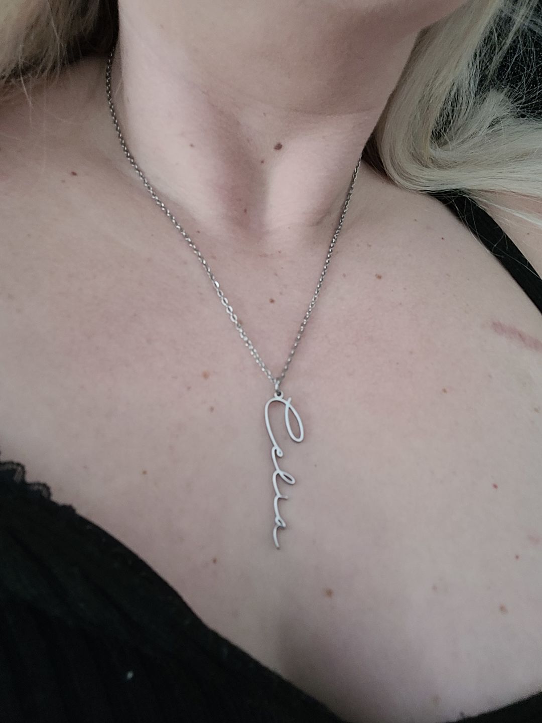 Customer photo review of [NOUVEAU] Collier Signature Personnalisable