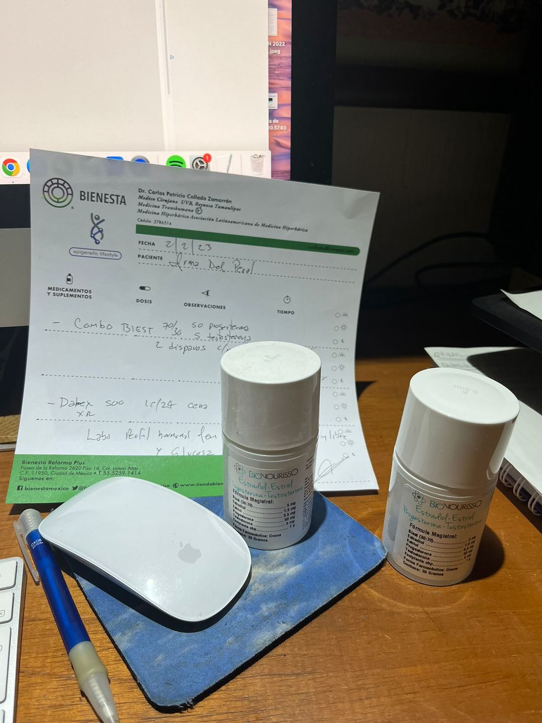 Customer photo review of Paquete Premium Medicina Funcional