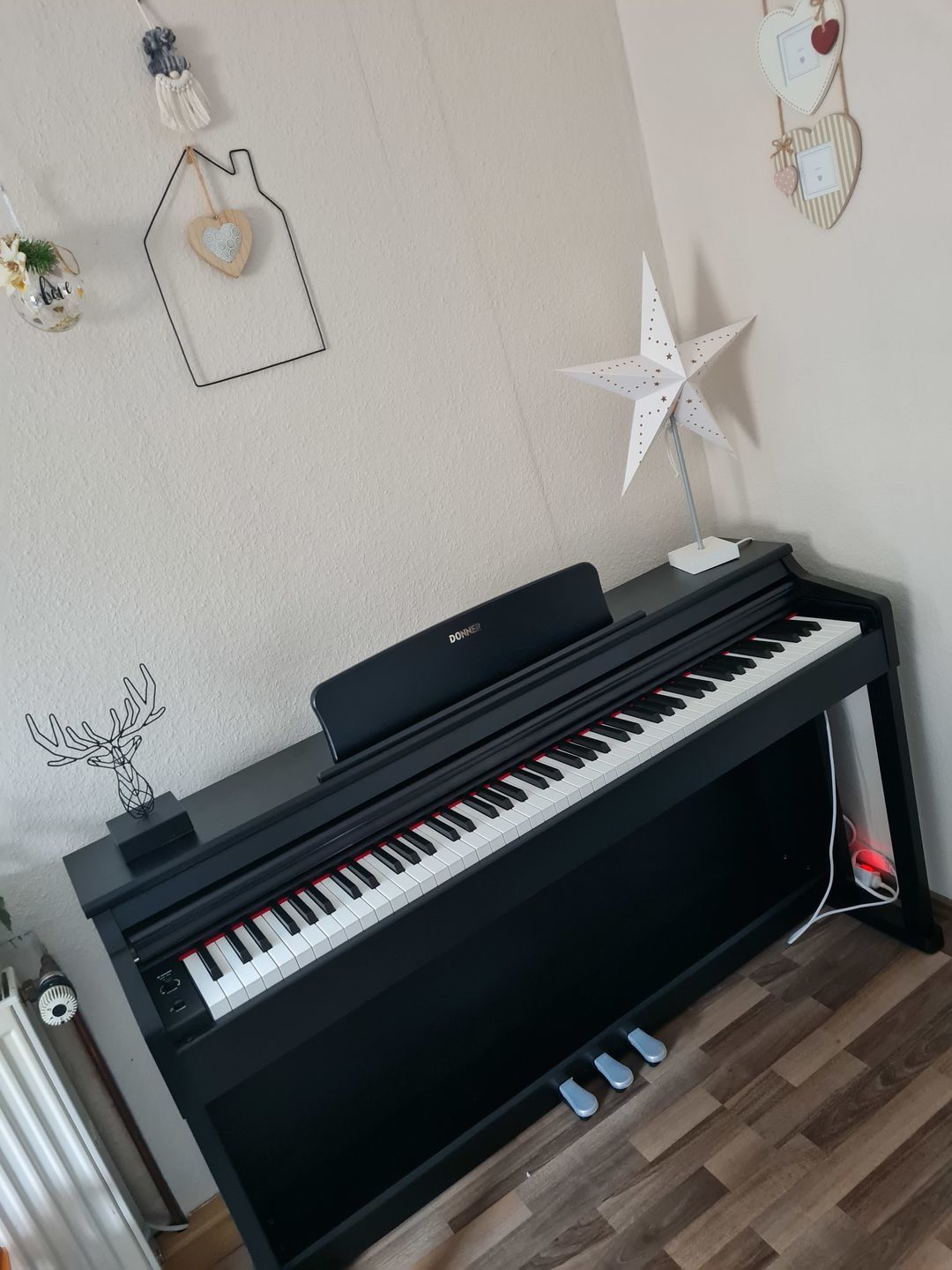 Customer photo review of Donner DDP-100 Piano numérique 88 touches lestées