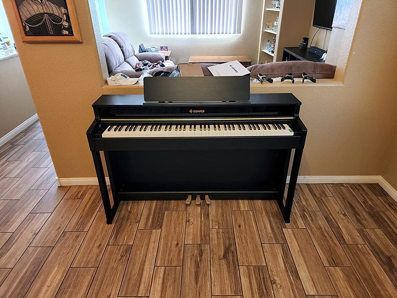Customer photo review of Donner DDP-400 Home Digital Piano