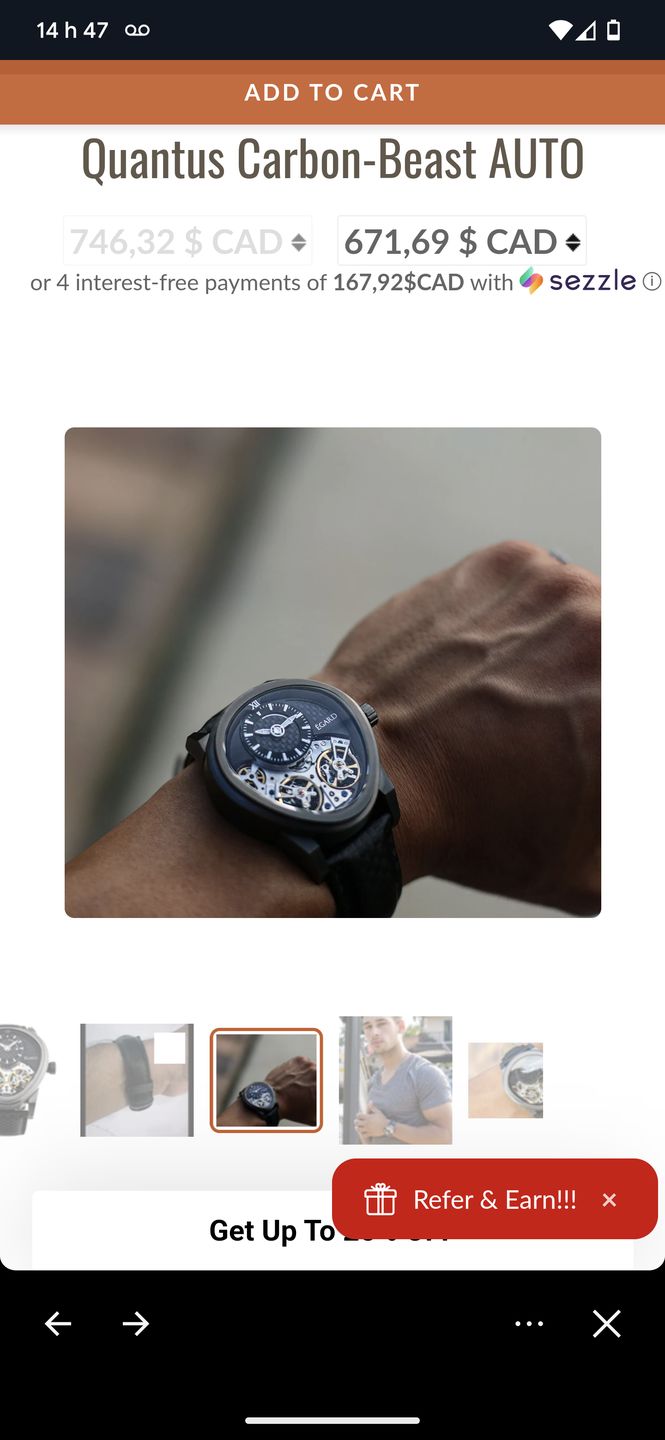 Customer photo review of Quantus Carbon-Beast AUTO