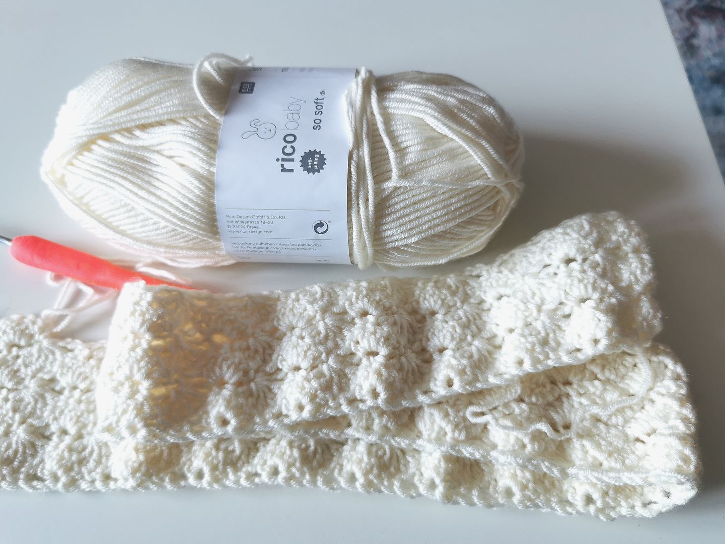 Customer photo review of Rico Baby So Soft DK Knitting Yarn