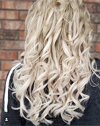 Customer photo review of Hair Extensions Moresoo Virgin Human Tape-Ins Unprocessed Hair Platinum Blonde(#60)