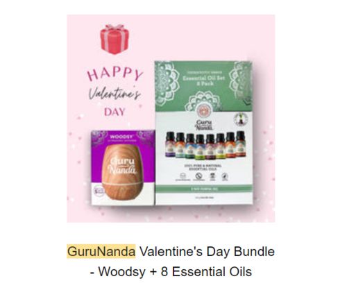 Customer photo review of GuruNanda Valentine's Day Bundle - Woodsy + 8 Essential Oils