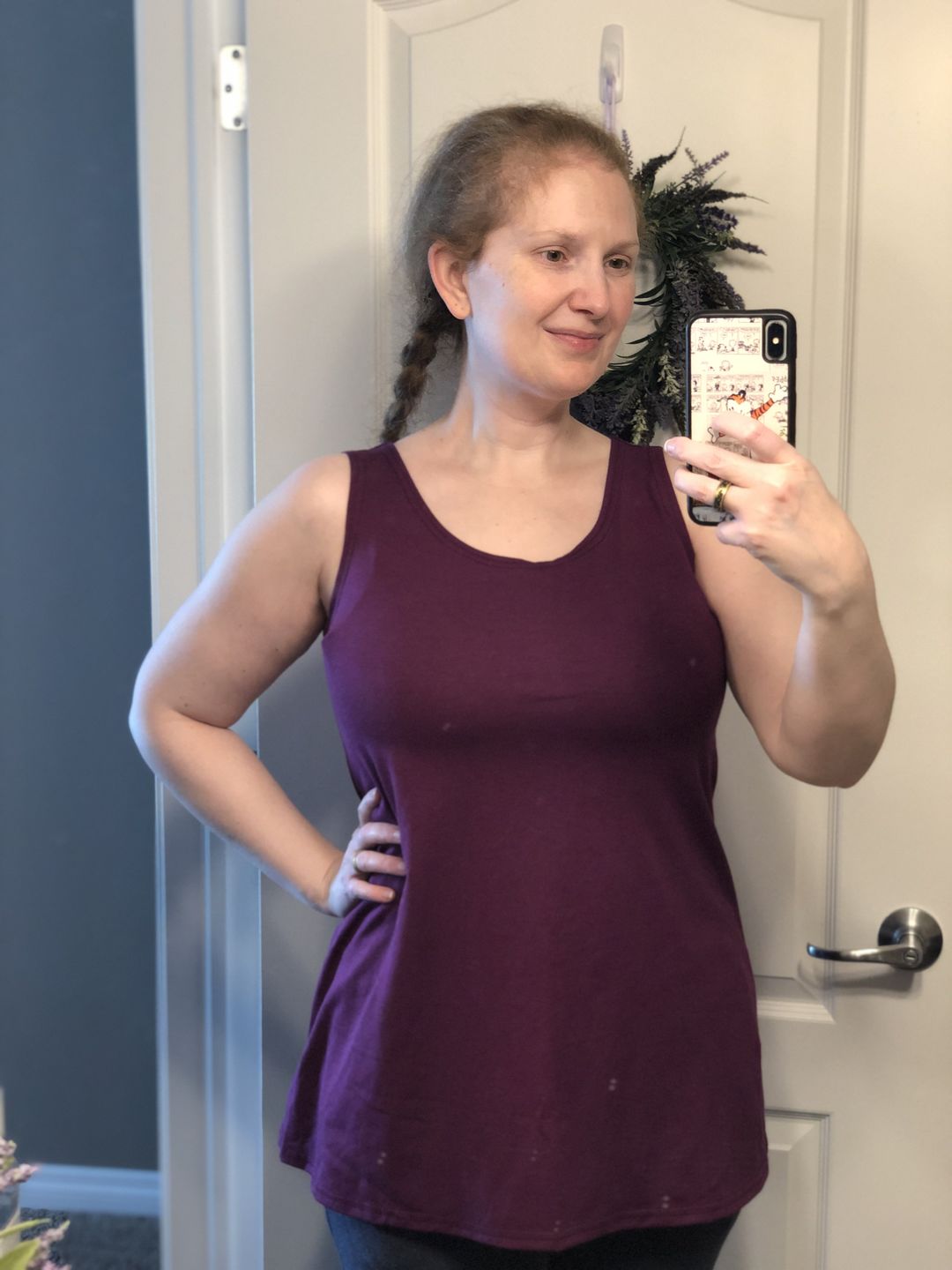 Customer photo review of *Pre-Sale* Flowy Tank - Boxing Day