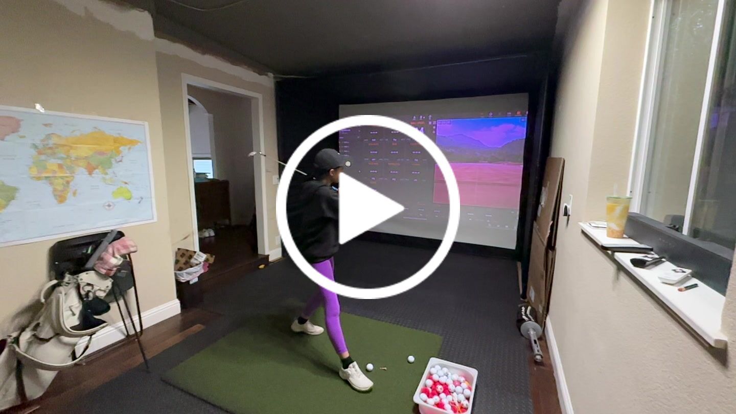 Customer video review of PerfectBay™ Golf Simulator Screen Enclosure