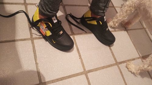 Customer photo review of Tenis 270 Blanco Negro