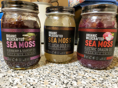 Customer photo review of The Wellness Trio Sea Moss Gel Combo