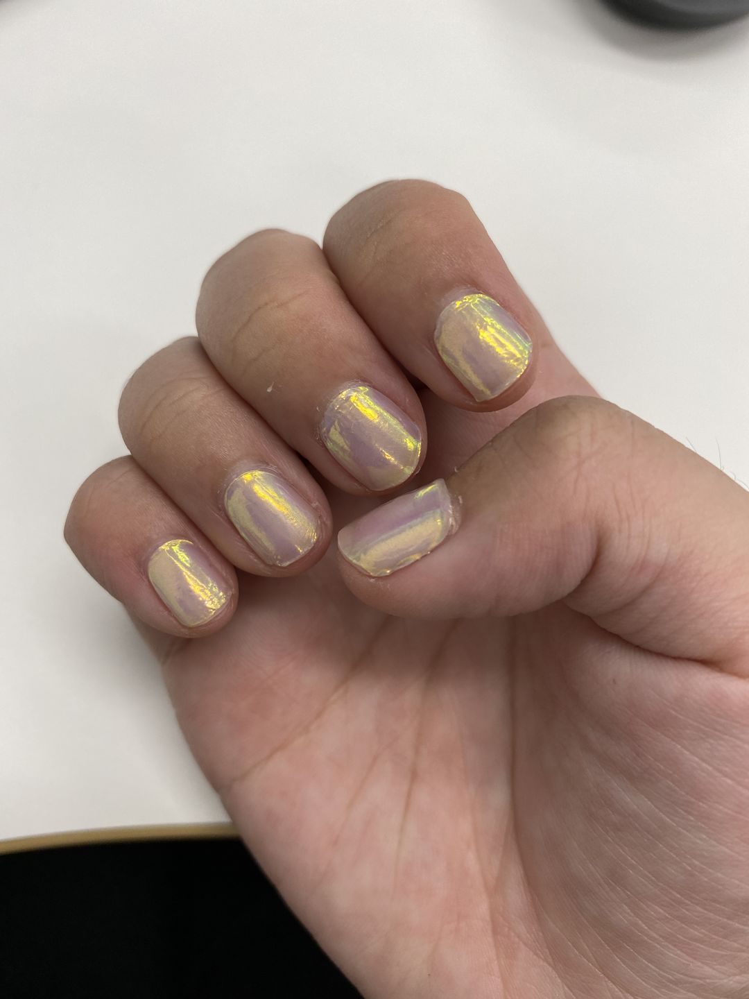 Customer photo review of Gel Nail Sticker Starter Kit (FREE UV Lamp With 2 Or More Gel Nail Stickers)