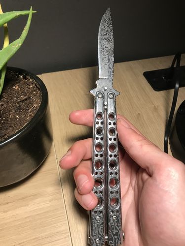 Customer photo review of Scorpion Balisong Butterfly