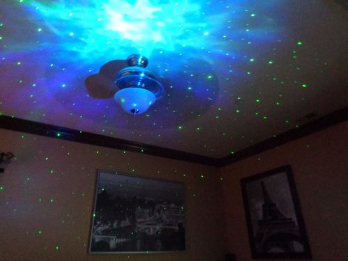 Customer photo review of Astronaut Galaxy Projector