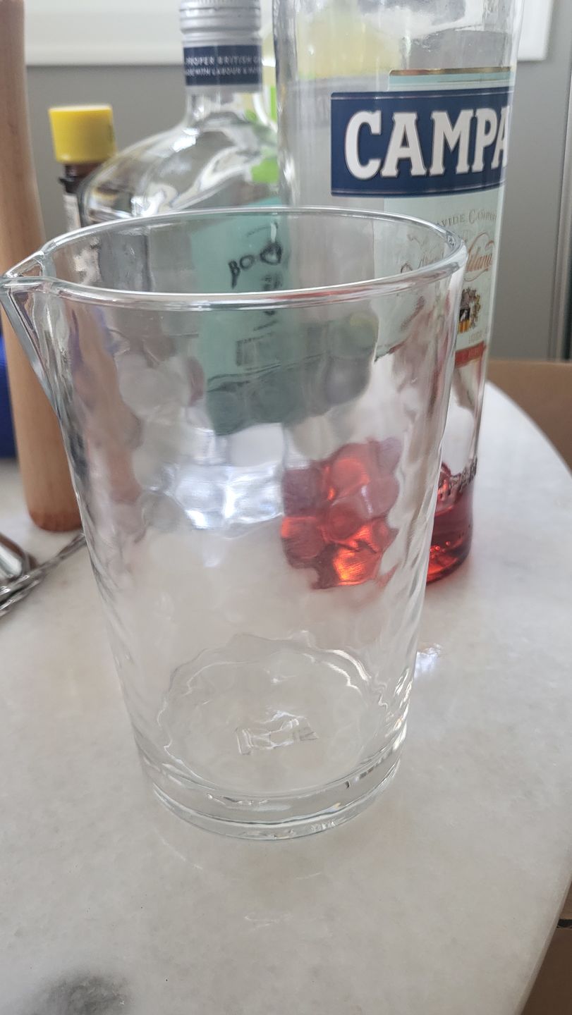 Customer photo review of The Flagship Mixing Glass - BIC Originals