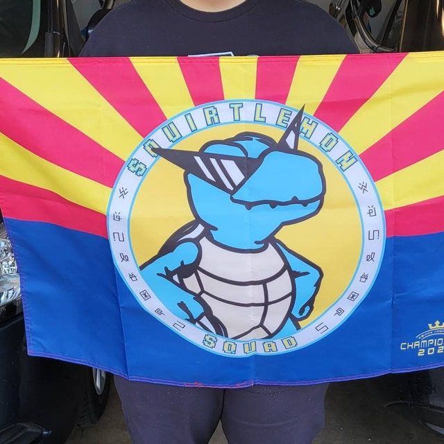 Customer photo review of Custom Standard Flags