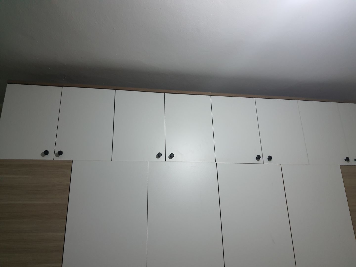 Customer photo review of Rani BA120 Gardırop Üst Modülü Çok Amaçlı Dolap Sepet Ceviz - Beyaz