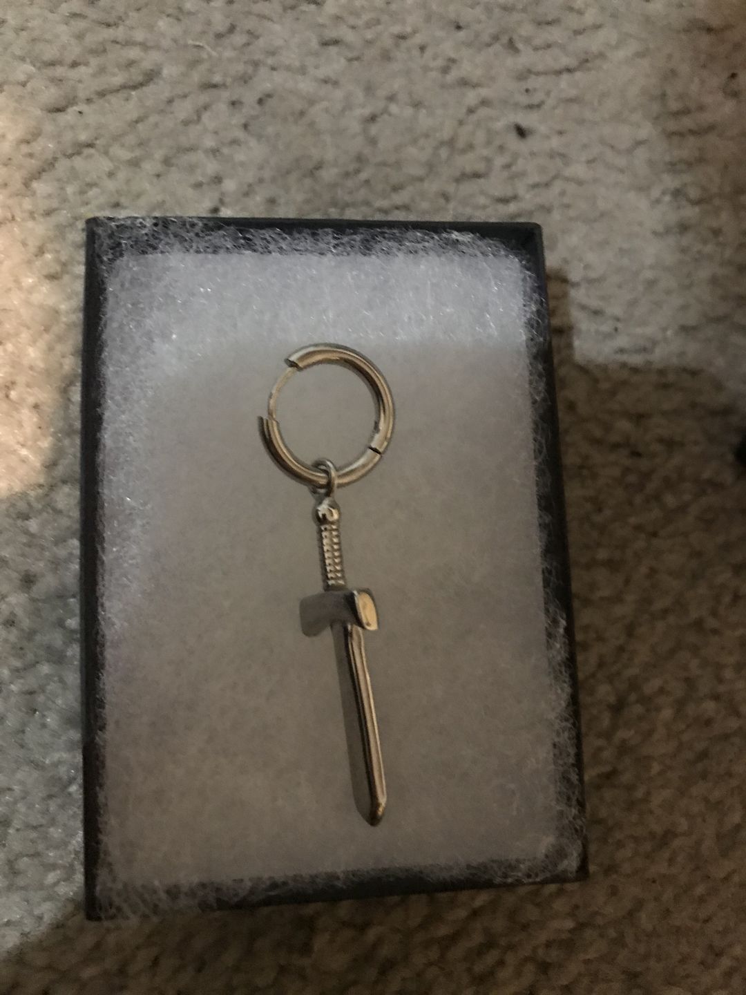 Customer photo review of SWORD EARRING