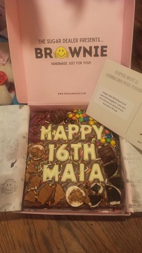 Customer photo review of Loaded brownie