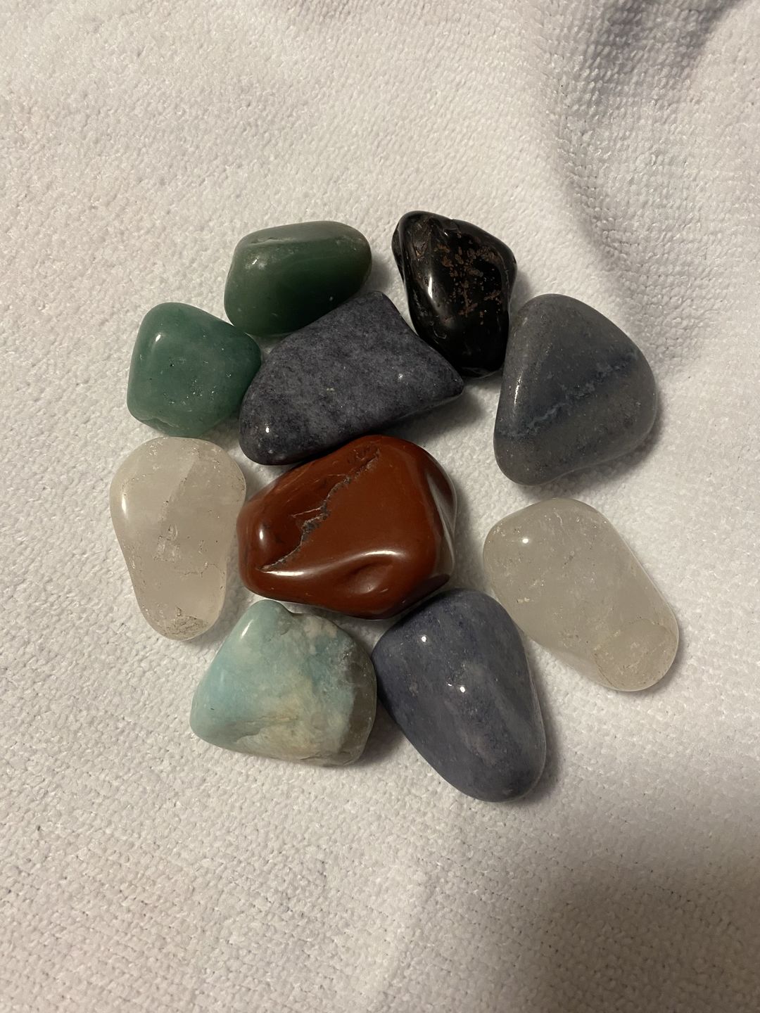 Customer photo review of Scoop of Tumbled Stones
